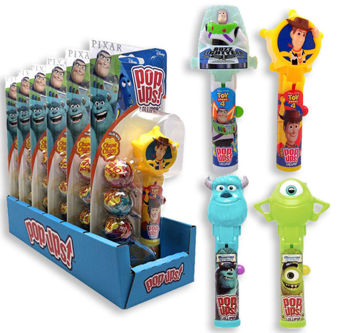 POP UPS BEST OF PIXAR BLISTER LOLLIPOP 36ct