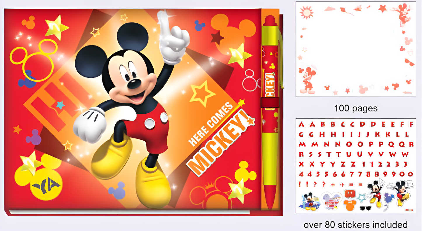Mickey Deluxe Autograph Book with Pen