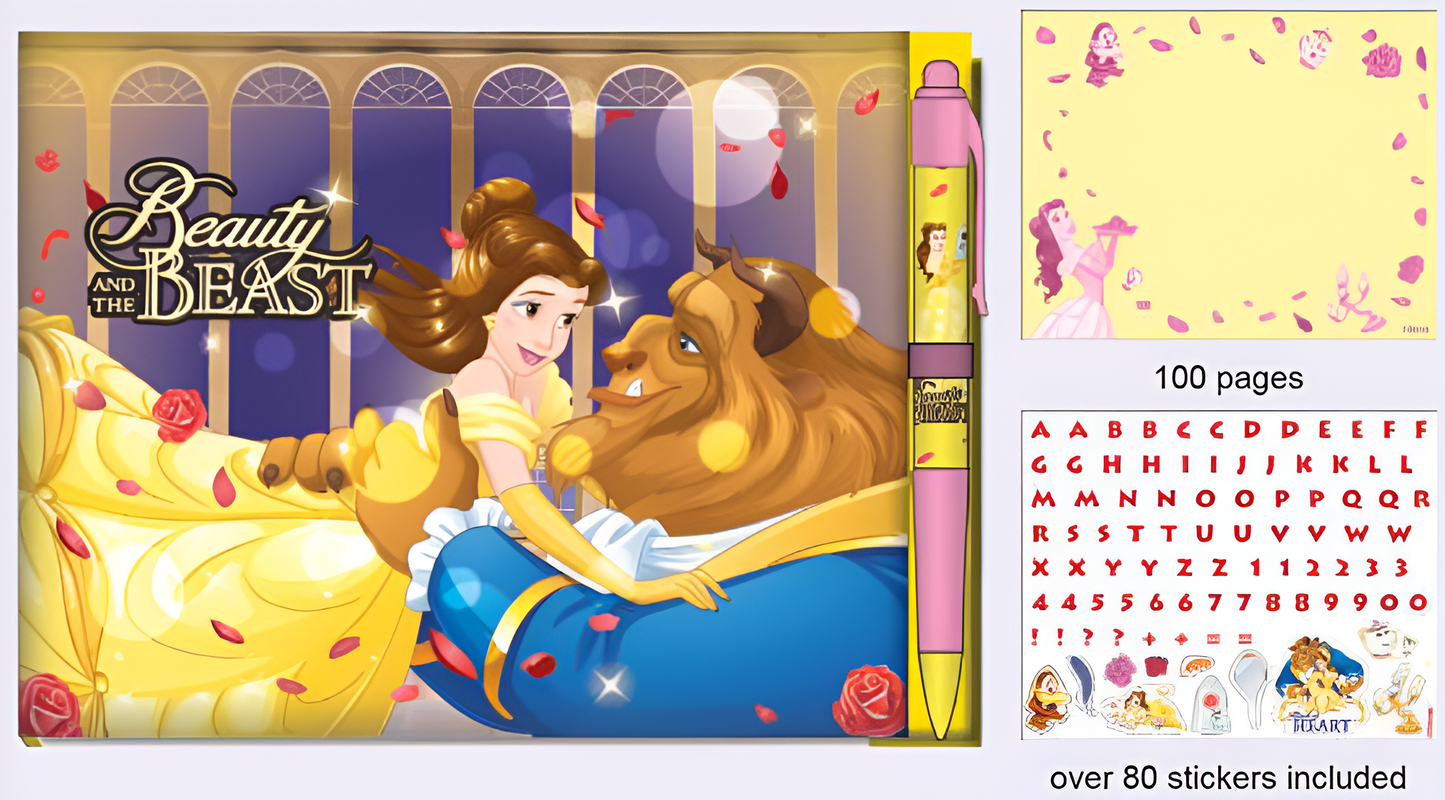 Beauty & the Beast Deluxe Autograph Book with Pen