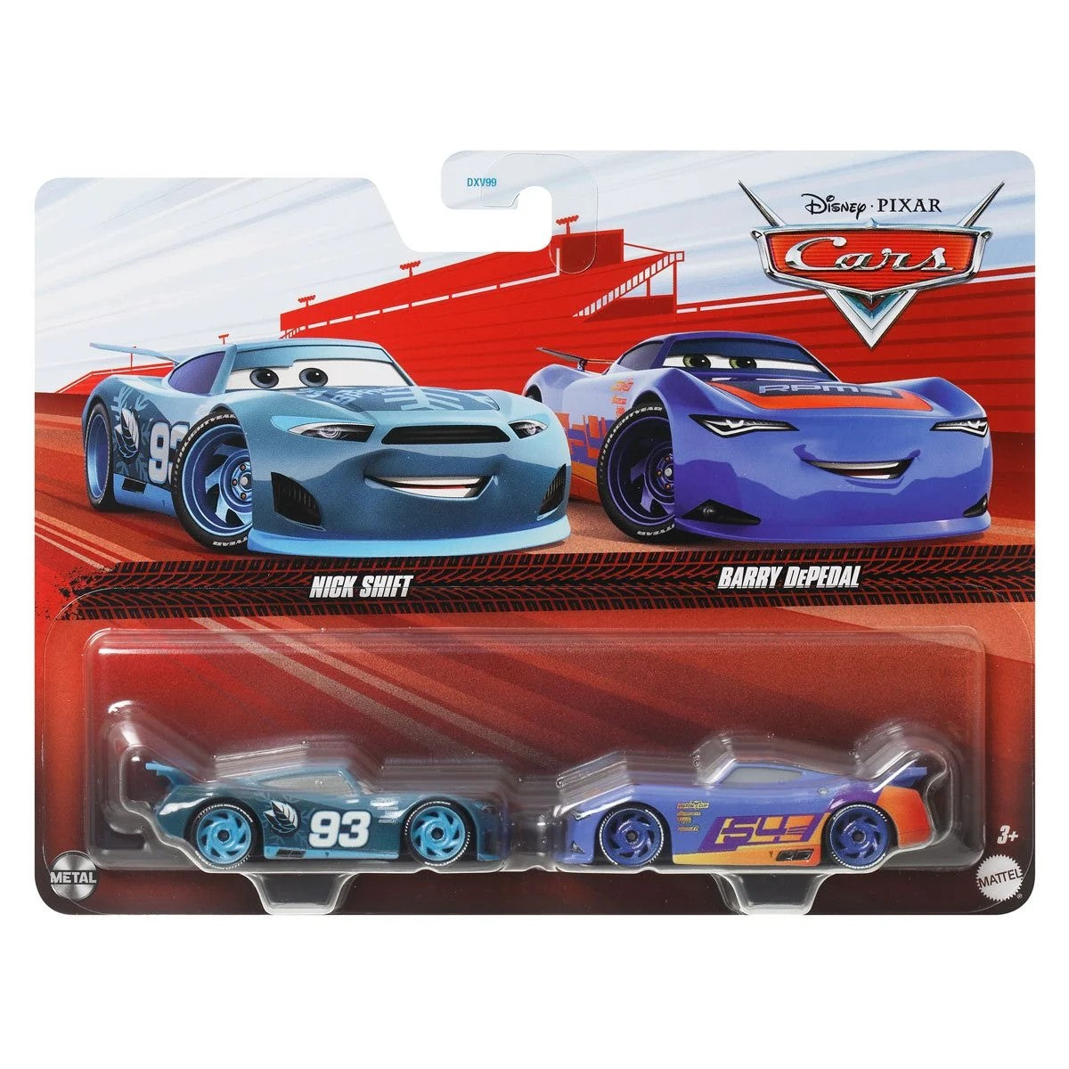 Cars Character Car Vehicle 2-Pack 2025 Mix 3 Case of 12