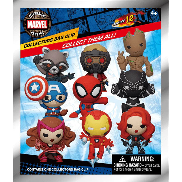 Marvel 85th Core Comic 3D Foam Bag Clip