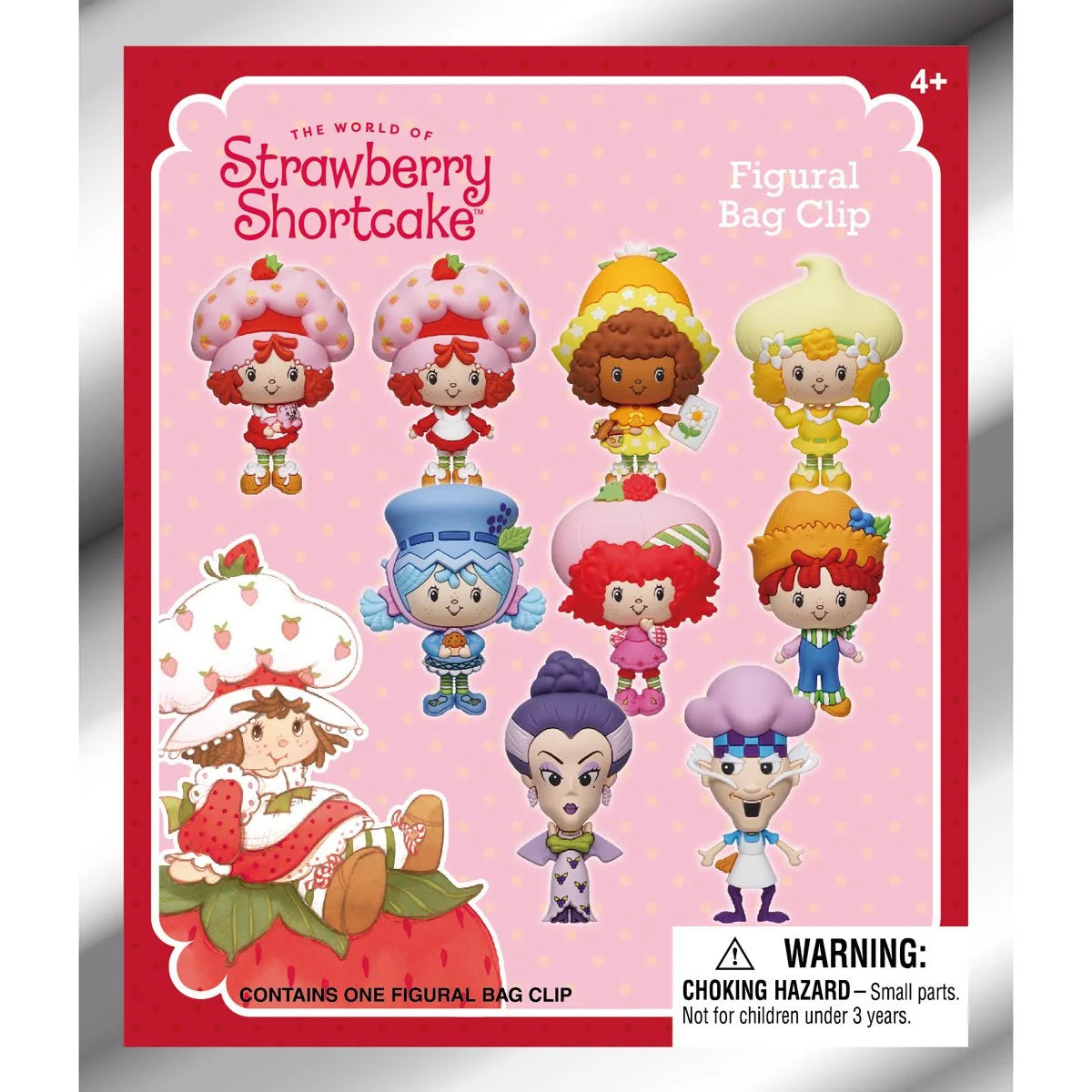 Strawberry Shortcake 3D Foam Bag Clip