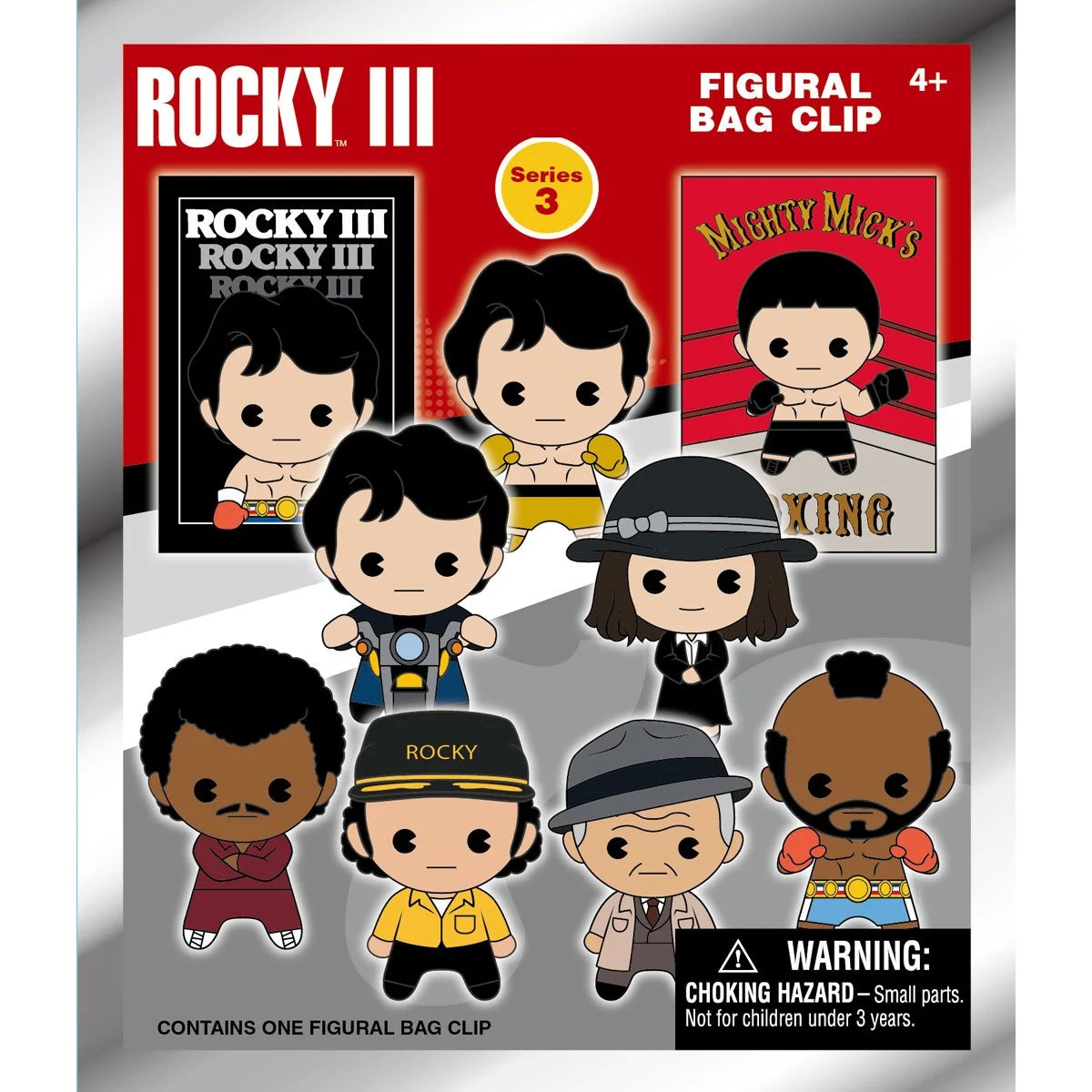 Rocky 3D Foam Bag Clip