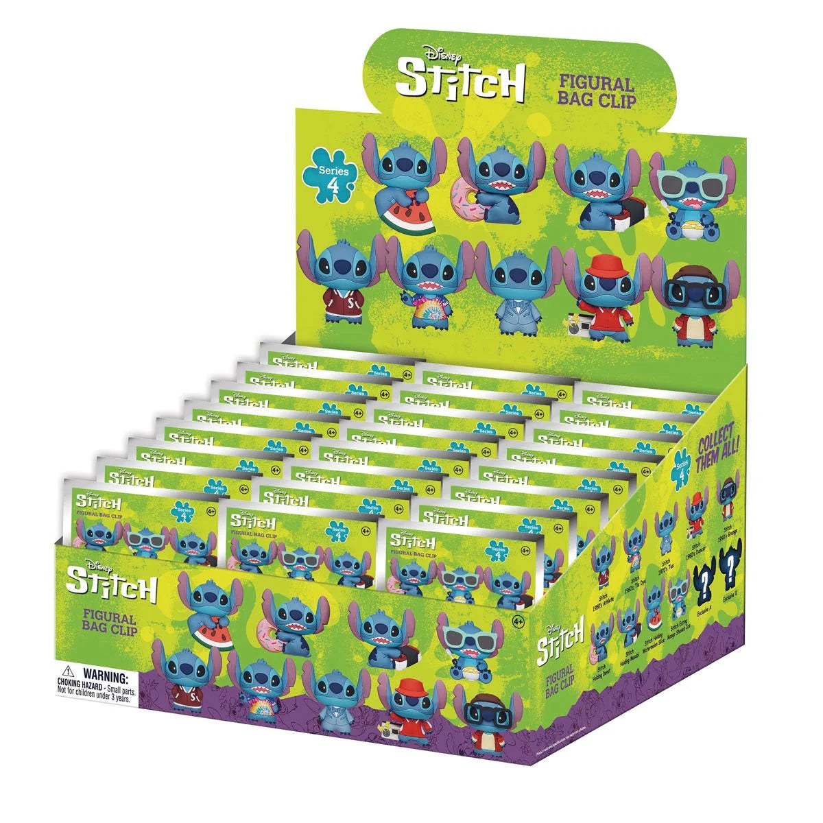 Disney Stitch 3D Foam Bag Clip