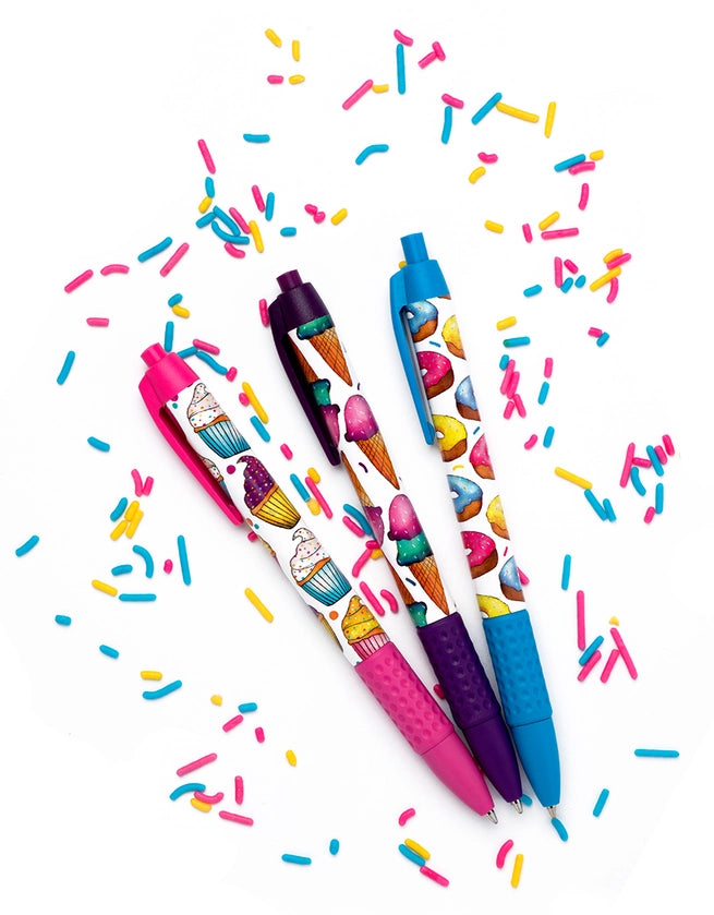 Cupcake Scented Pen Carded - Set of 6