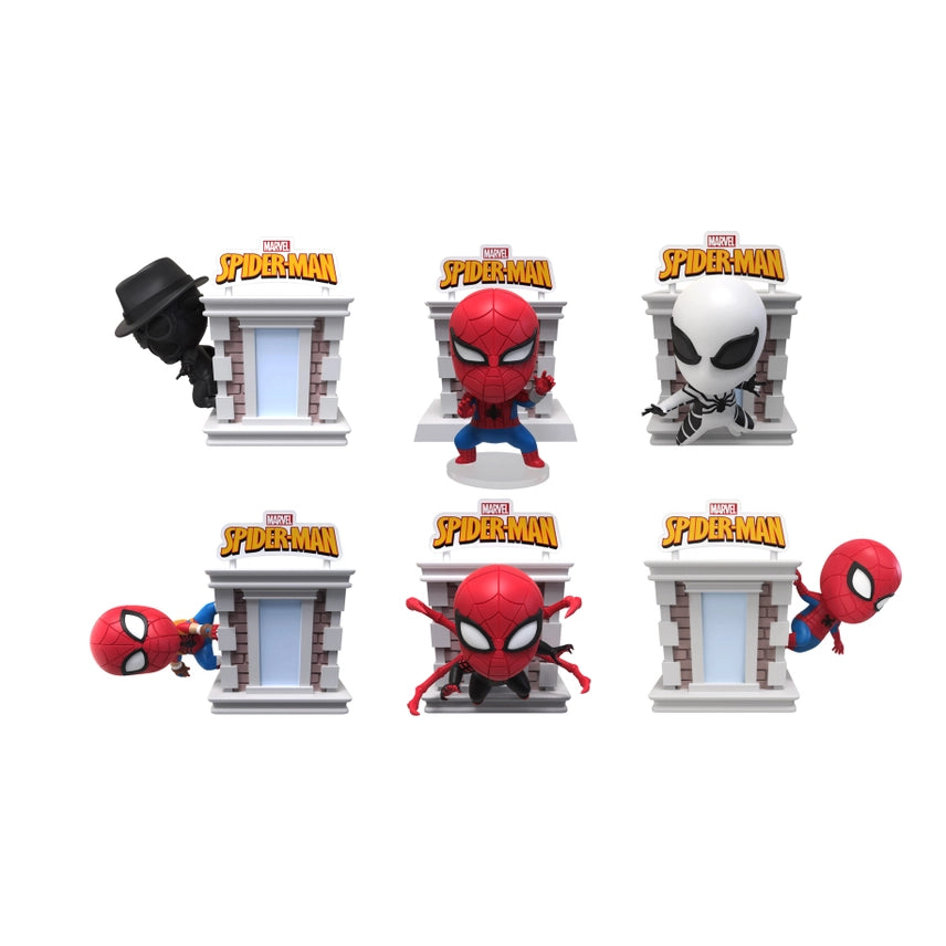 Marvel Spider-Man Tower Series 6 Hero Box - Window Box