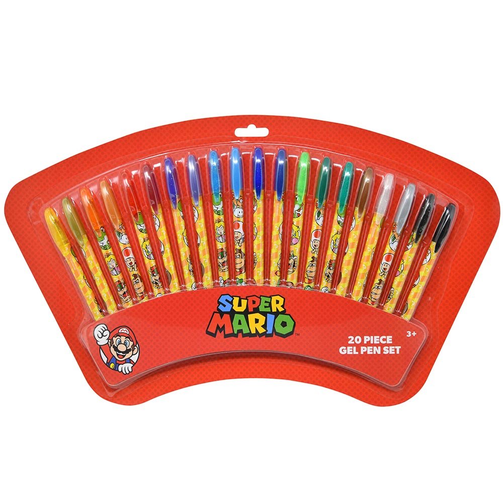 Mario 20pk Gel Pens