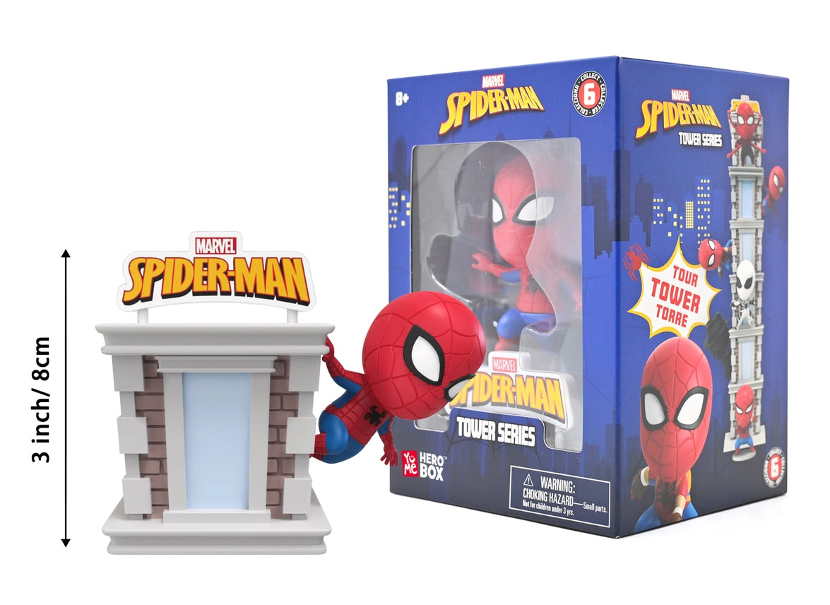Marvel Spider-Man Tower Series 6 Hero Box - Window Box