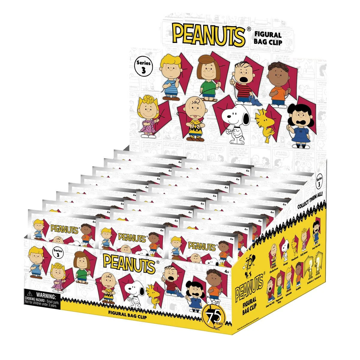 Snoopy 3D Foam Bag Clip