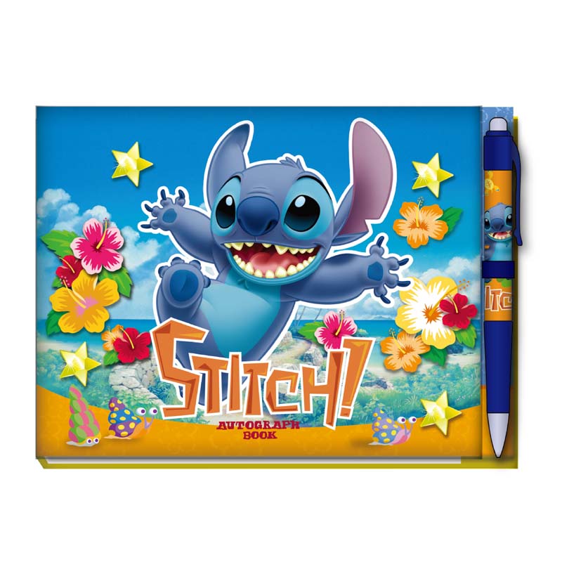 Stitch Deluxe Autograph Book with Pen