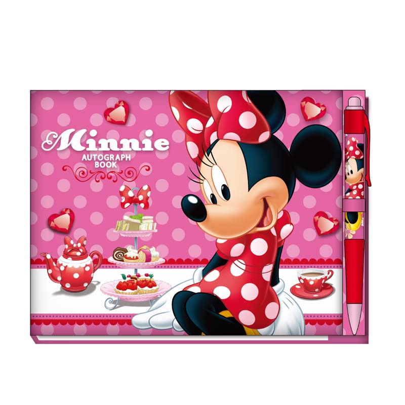 Minnie Deluxe Autograph Book with Pen