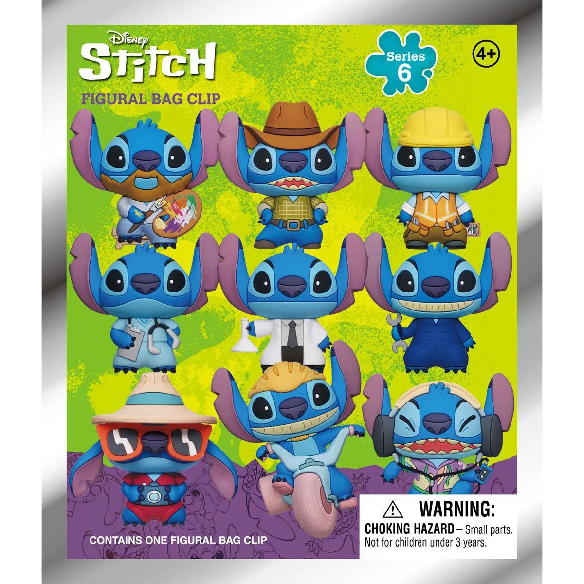 Stitch 3D Foam Bag Clip