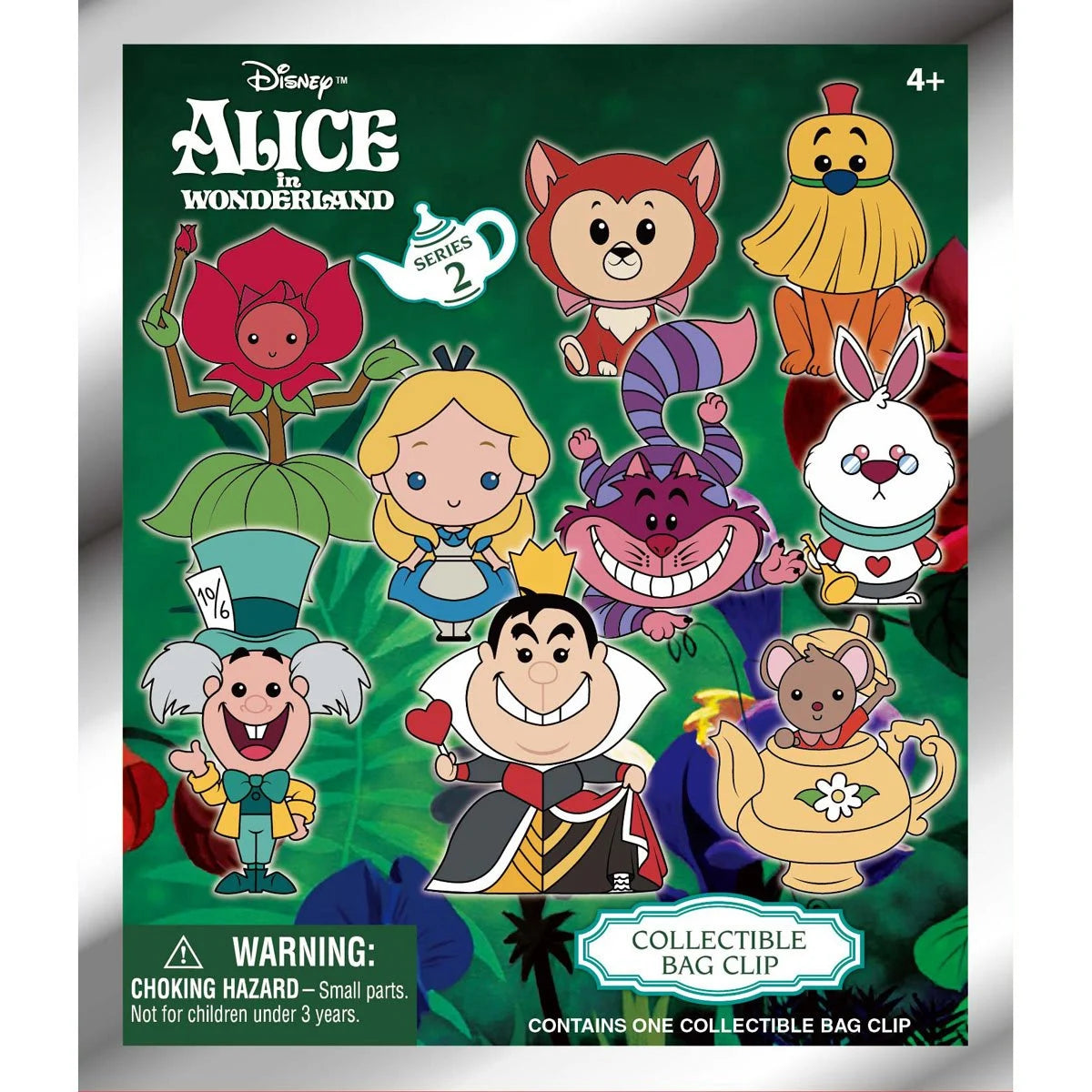 Alice in Wonderland 3D Foam Bag Clip