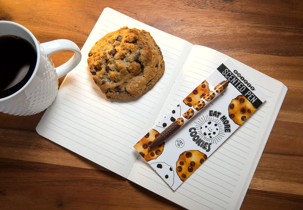 Chocolate Chip Cookie Scented Pen Carded - Set of 6