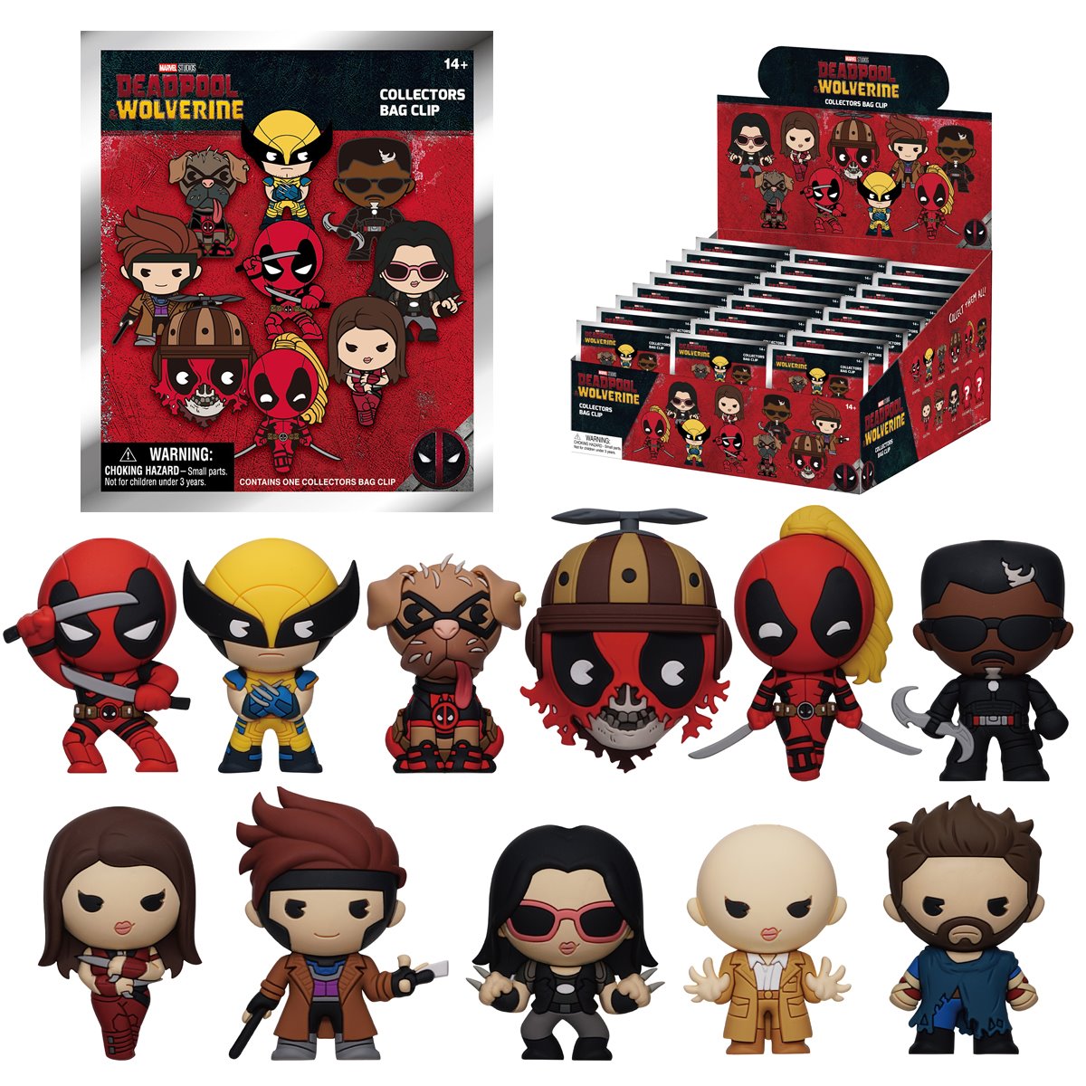 Deadpool Movie 3D Foam Bag Clip