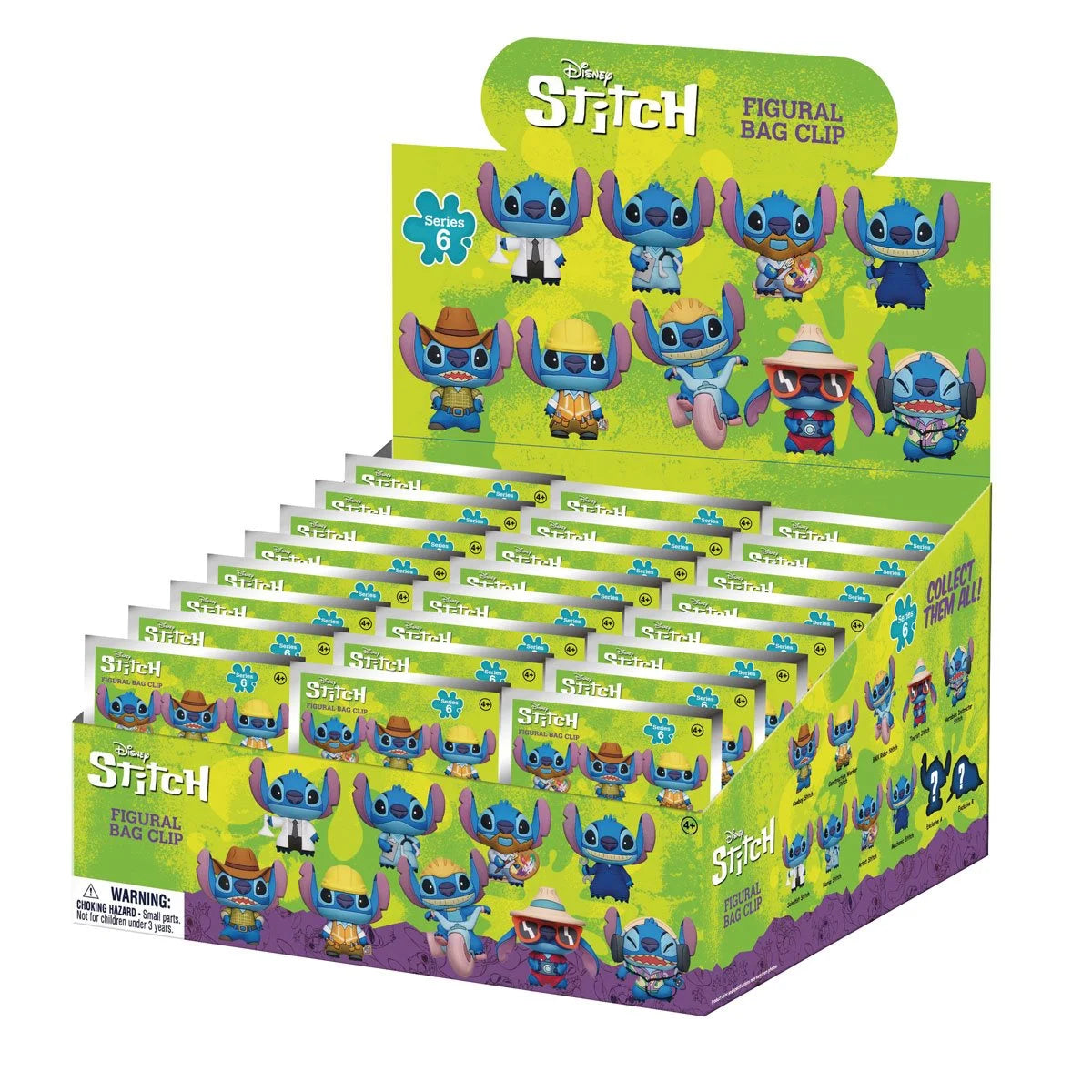 Stitch 3D Foam Bag Clip