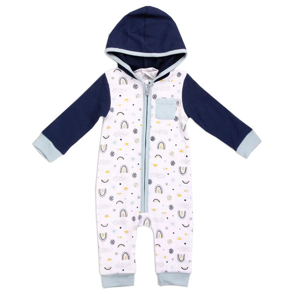 ATTITUDE BABY Boys Newborn Hooded Coverall