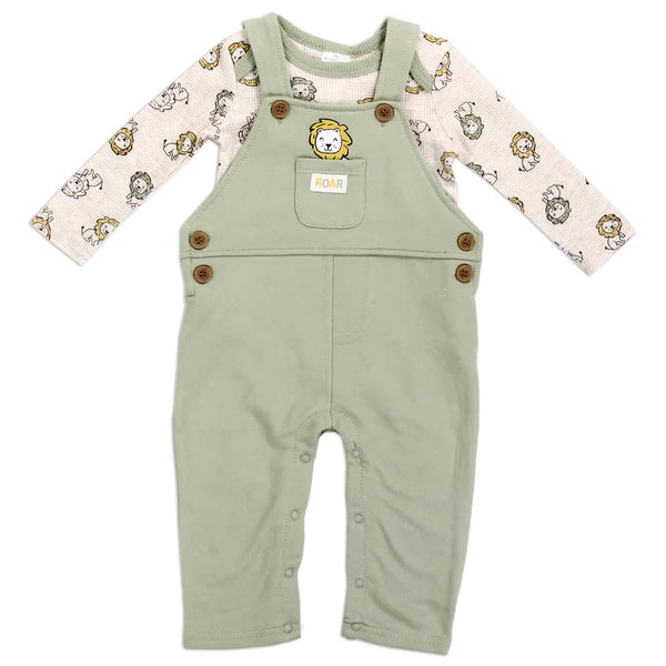 LITTLE BEGINNINGS Boys Newborn 2-Piece Overall Set