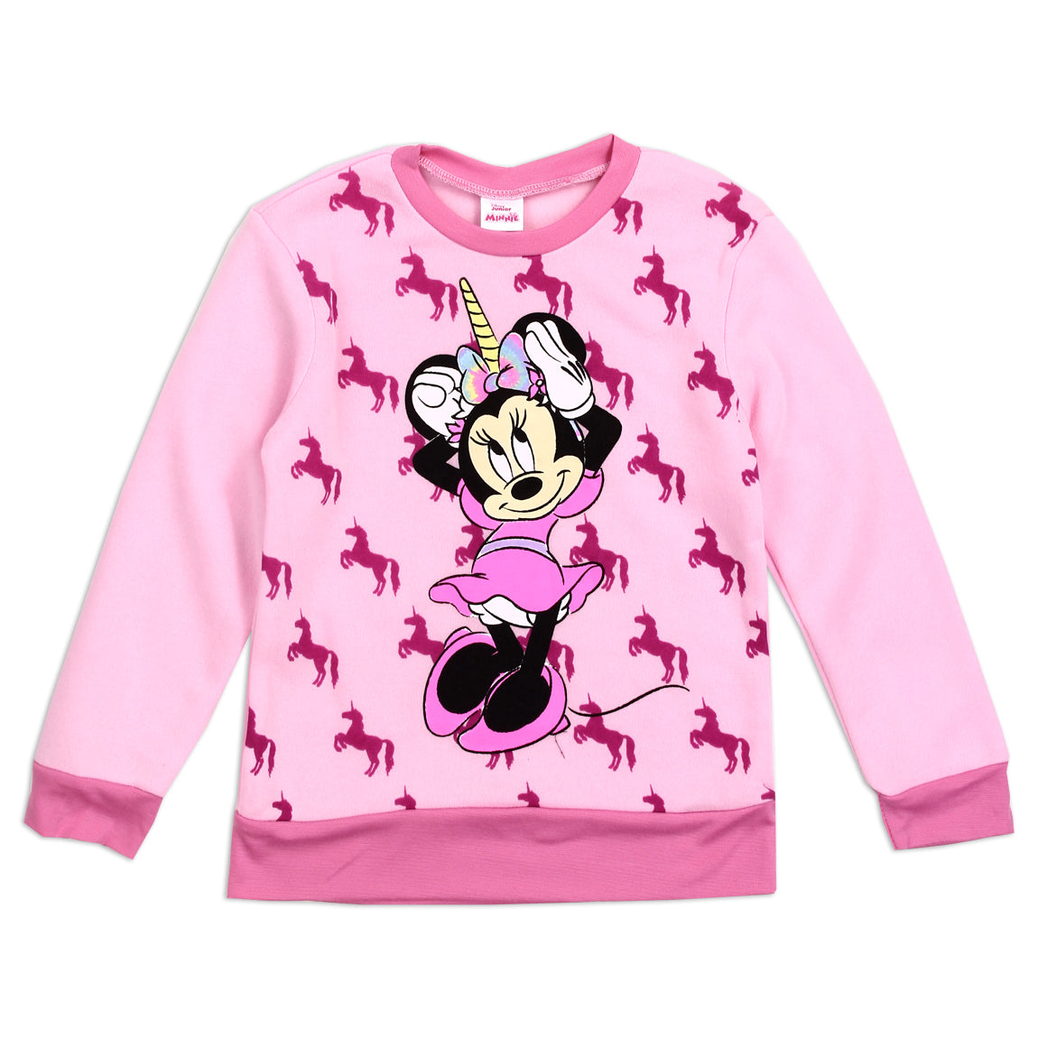 MINNIE MOUSE Girls Fleece Pullover