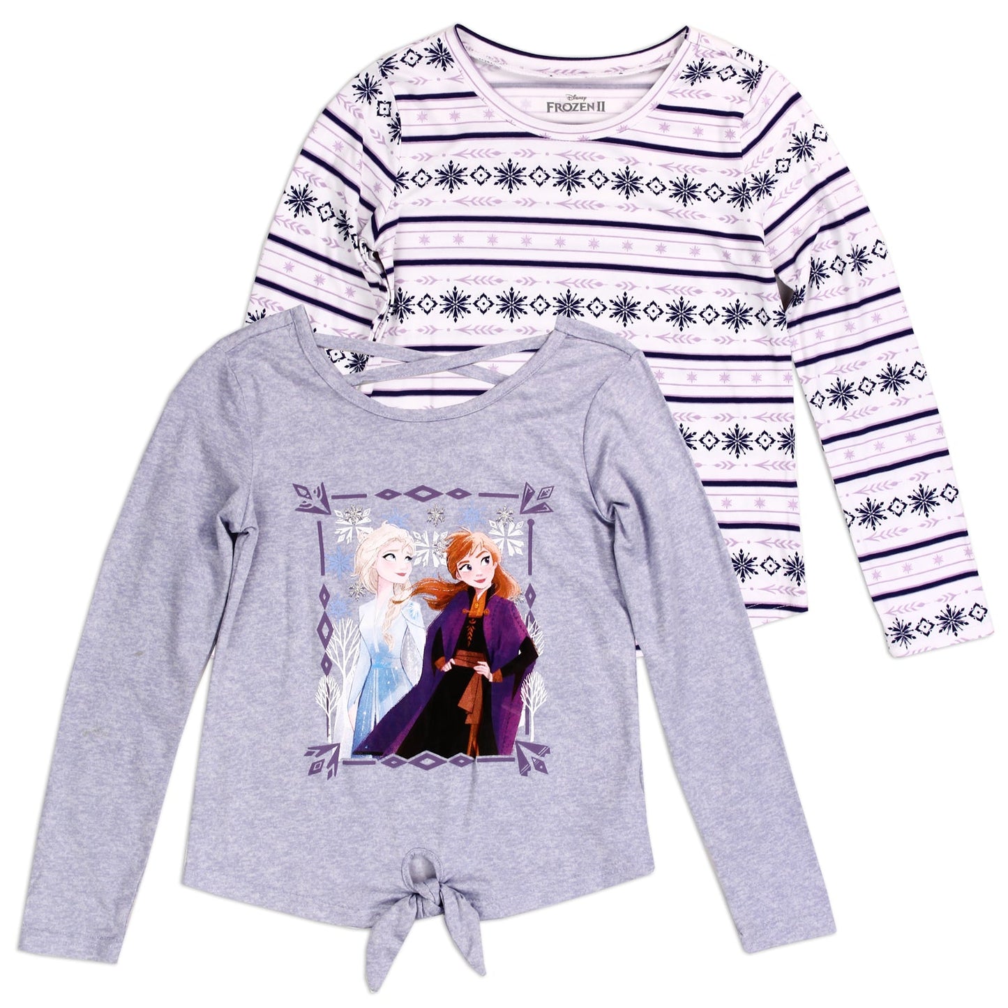 FROZEN Girls  2-Pack Long Sleeve Shirts