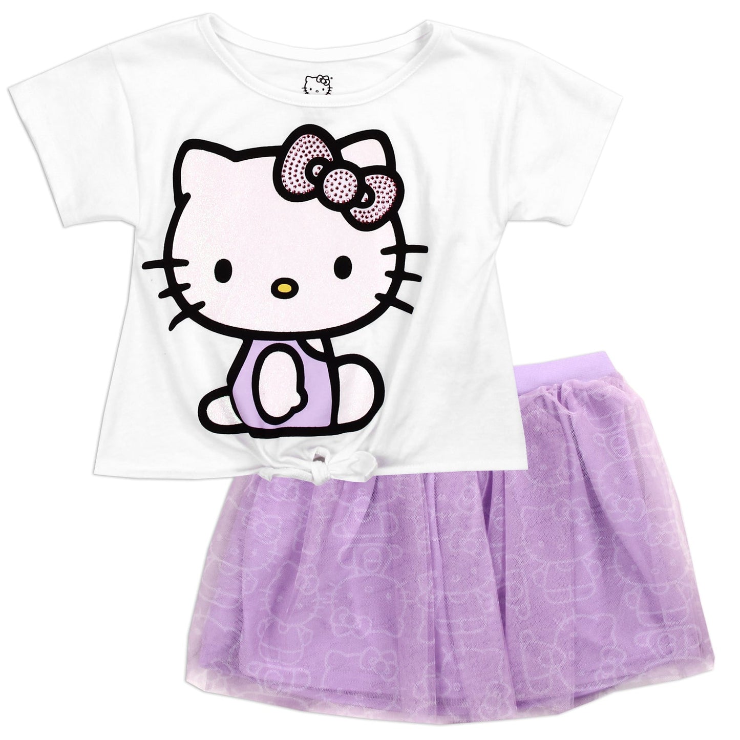 HELLO KITTY Girls 2-Piece Tutu Skirt Set
