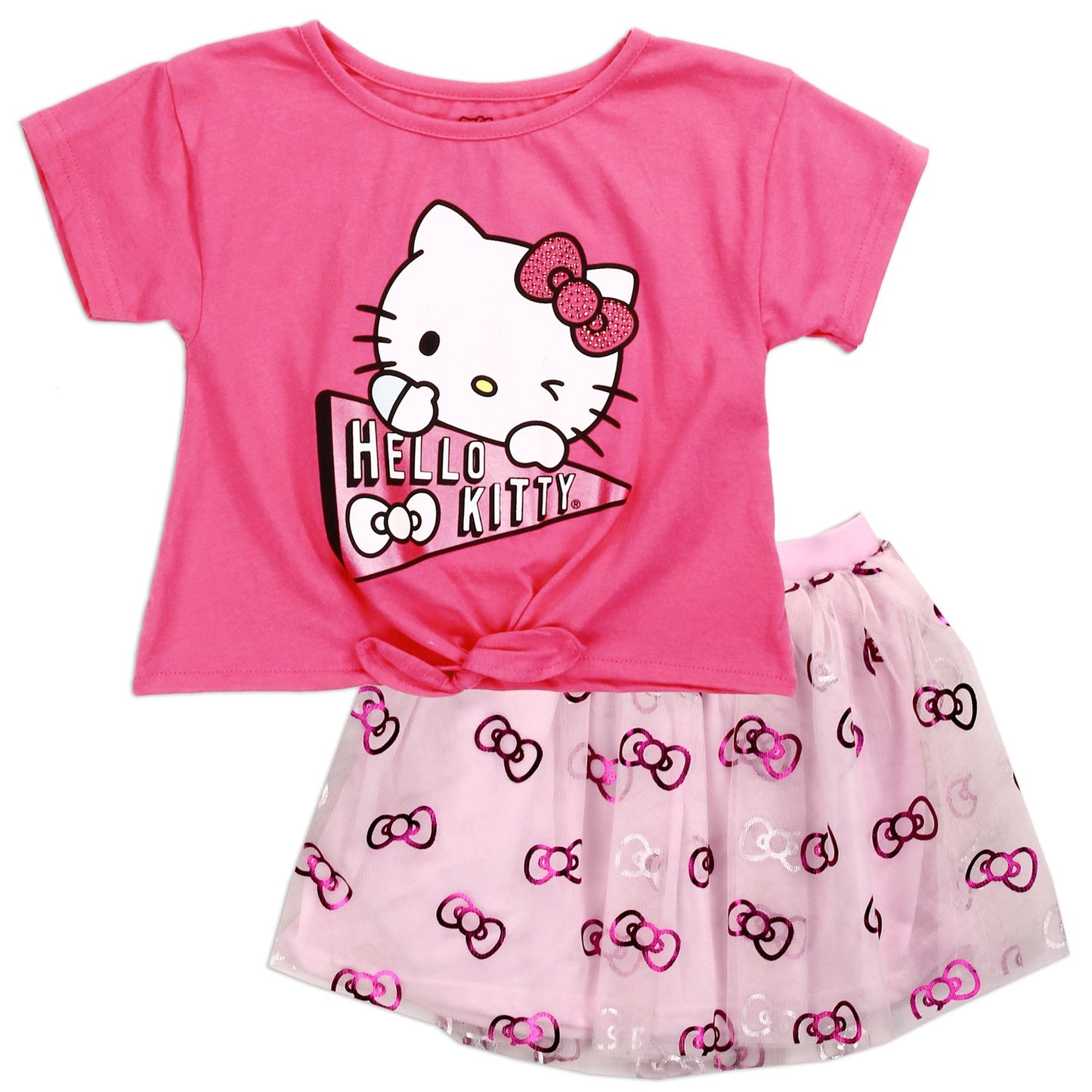 HELLO KITTY Girls 2-Piece Tutu Skirt Set