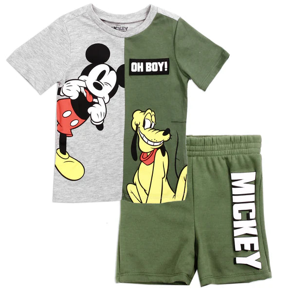 MICKEY MOUSE Boys 2-Piece Short Set
