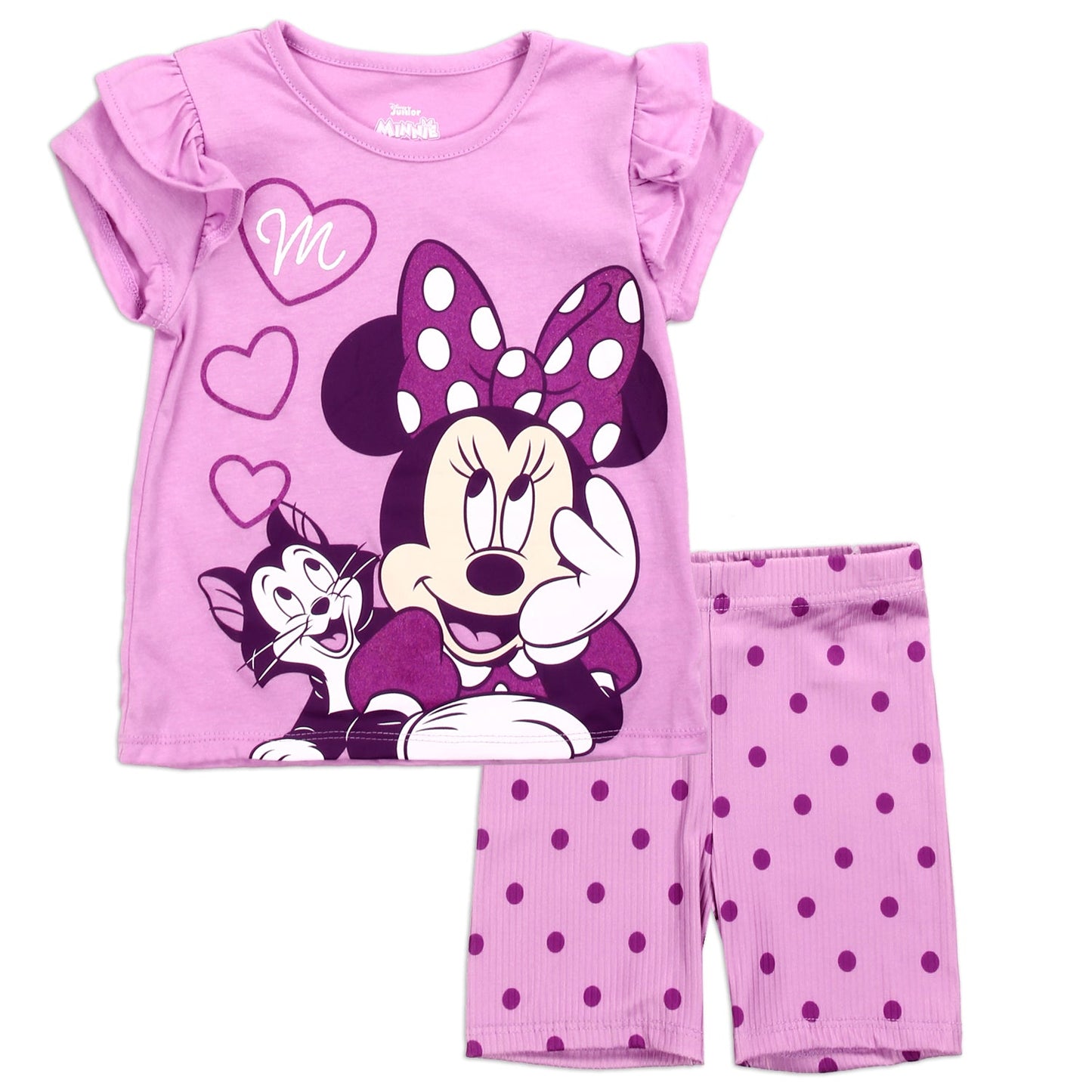 MINNIE MOUSE Girls 2-Piece Short Set