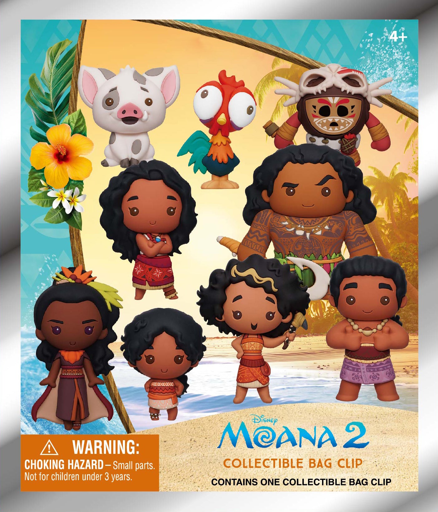 Moana 2 3D Foam Bag Clip