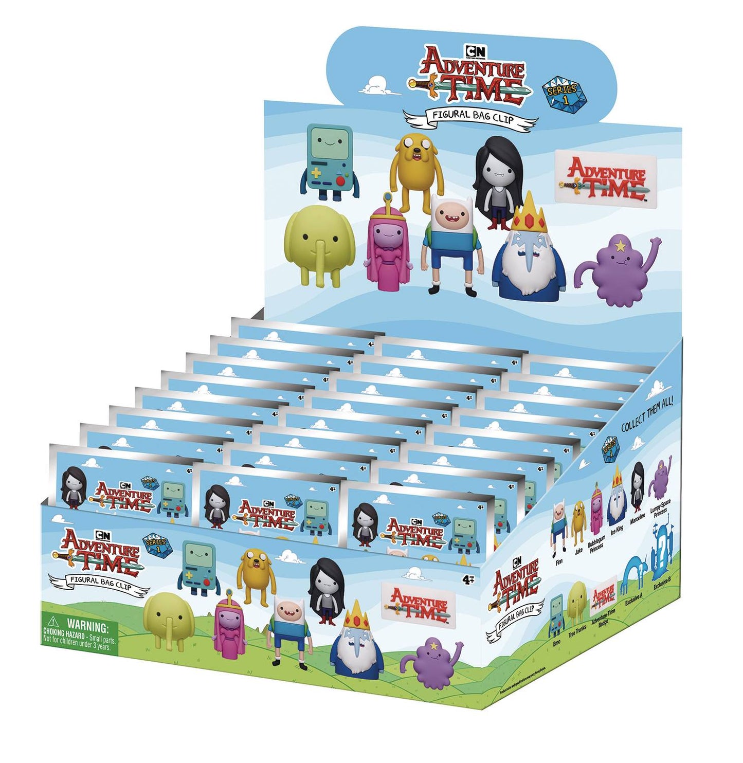 Adventure Time 3D Foam Bag Clip