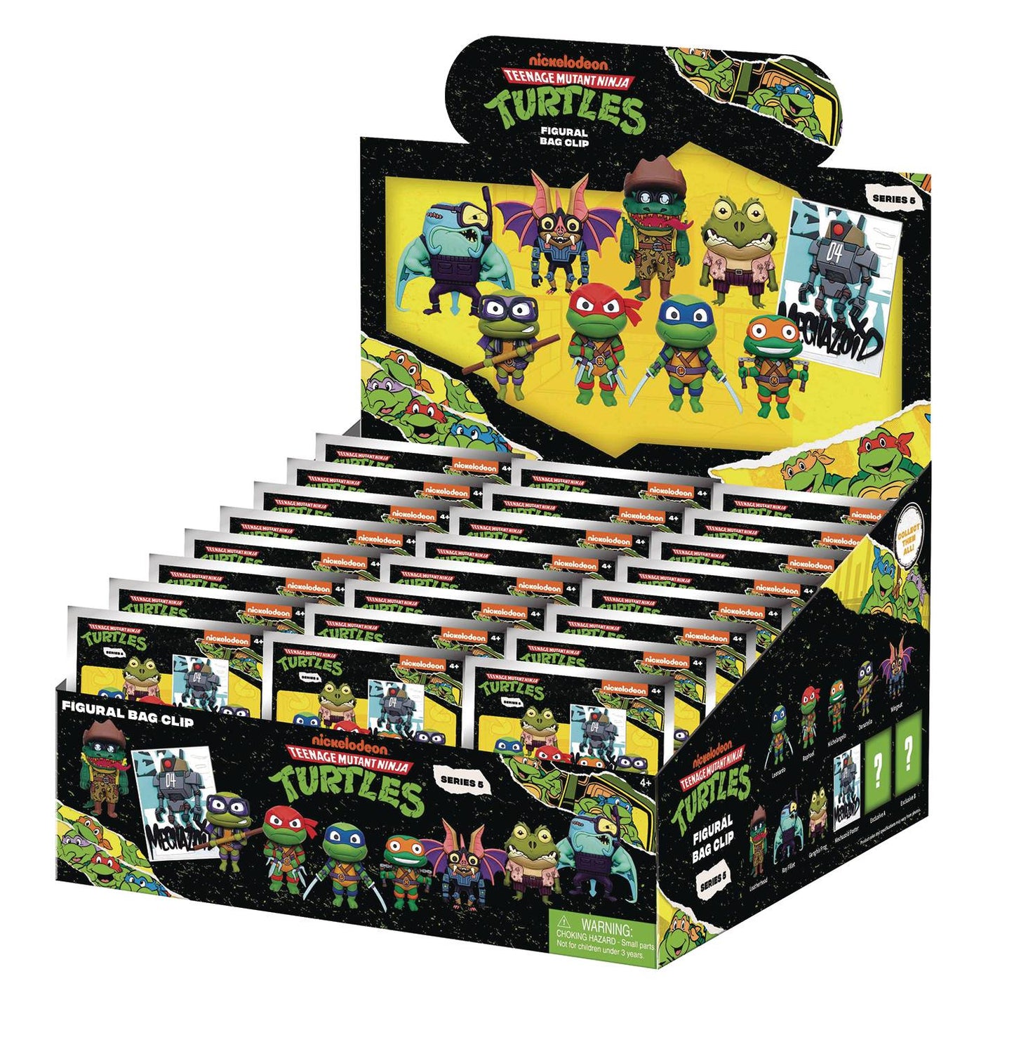 TMNT Classic 3D Foam Bag Clip