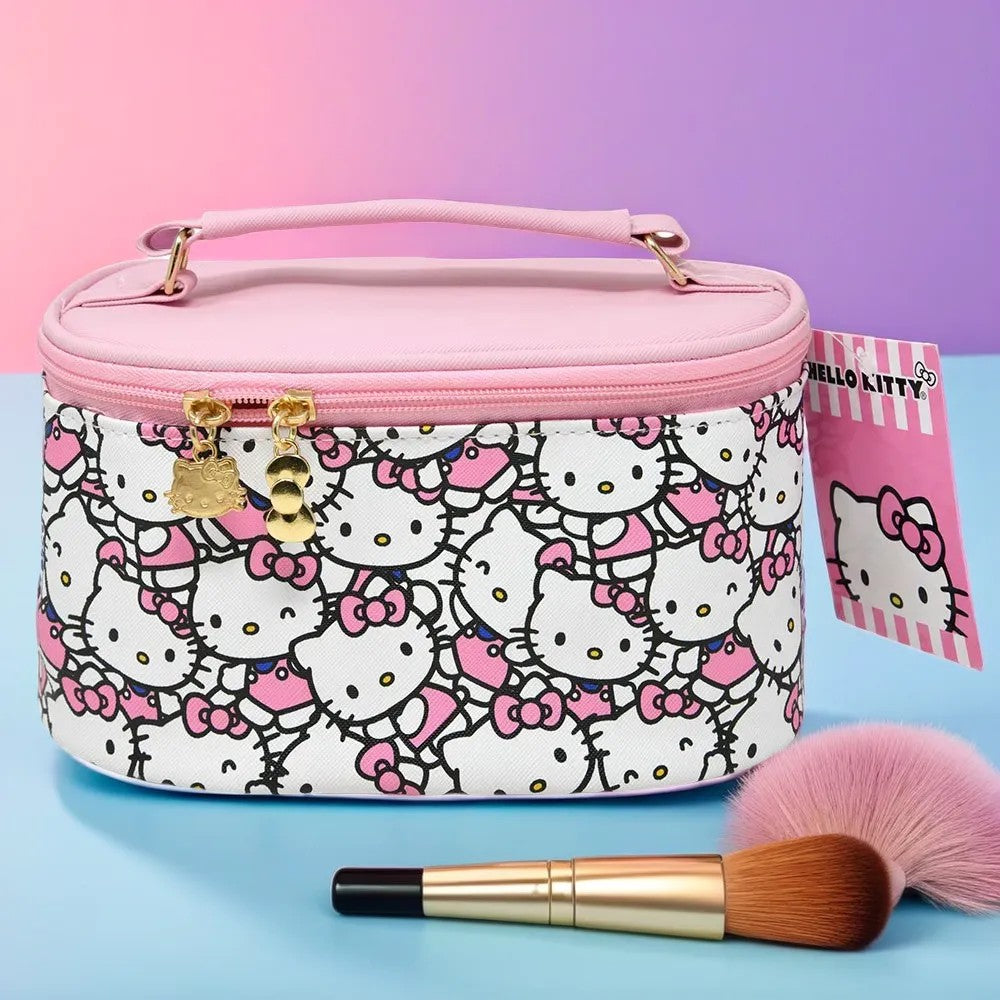 Hello Kitty & Friends Oval PU Cosmetic Bag