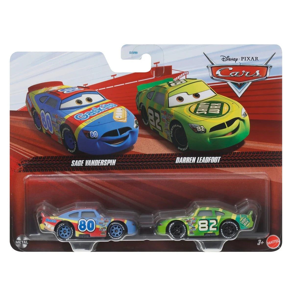 Cars Character Car Vehicle 2-Pack 2025 Mix 3 Case of 12
