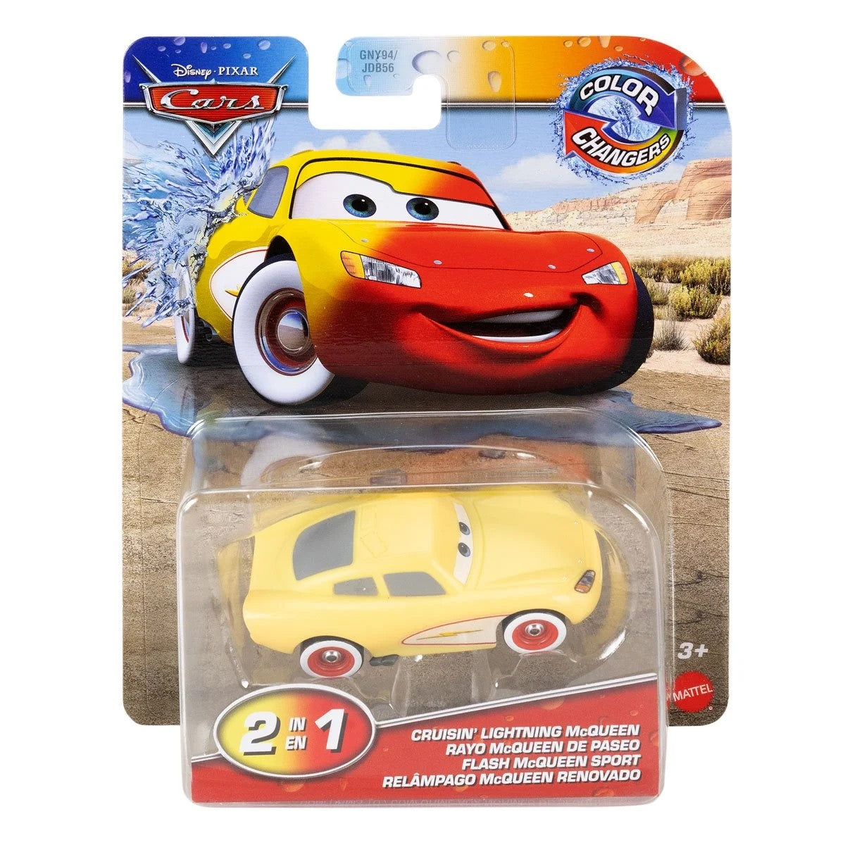 Cars Color Changers 1:55 Scale 2025 Wave 4 Case of 8