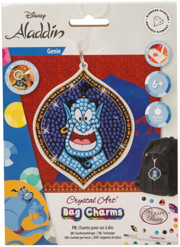 CRAFT BUDDY - GENIE CRYSTAL ART BAG CHARM
