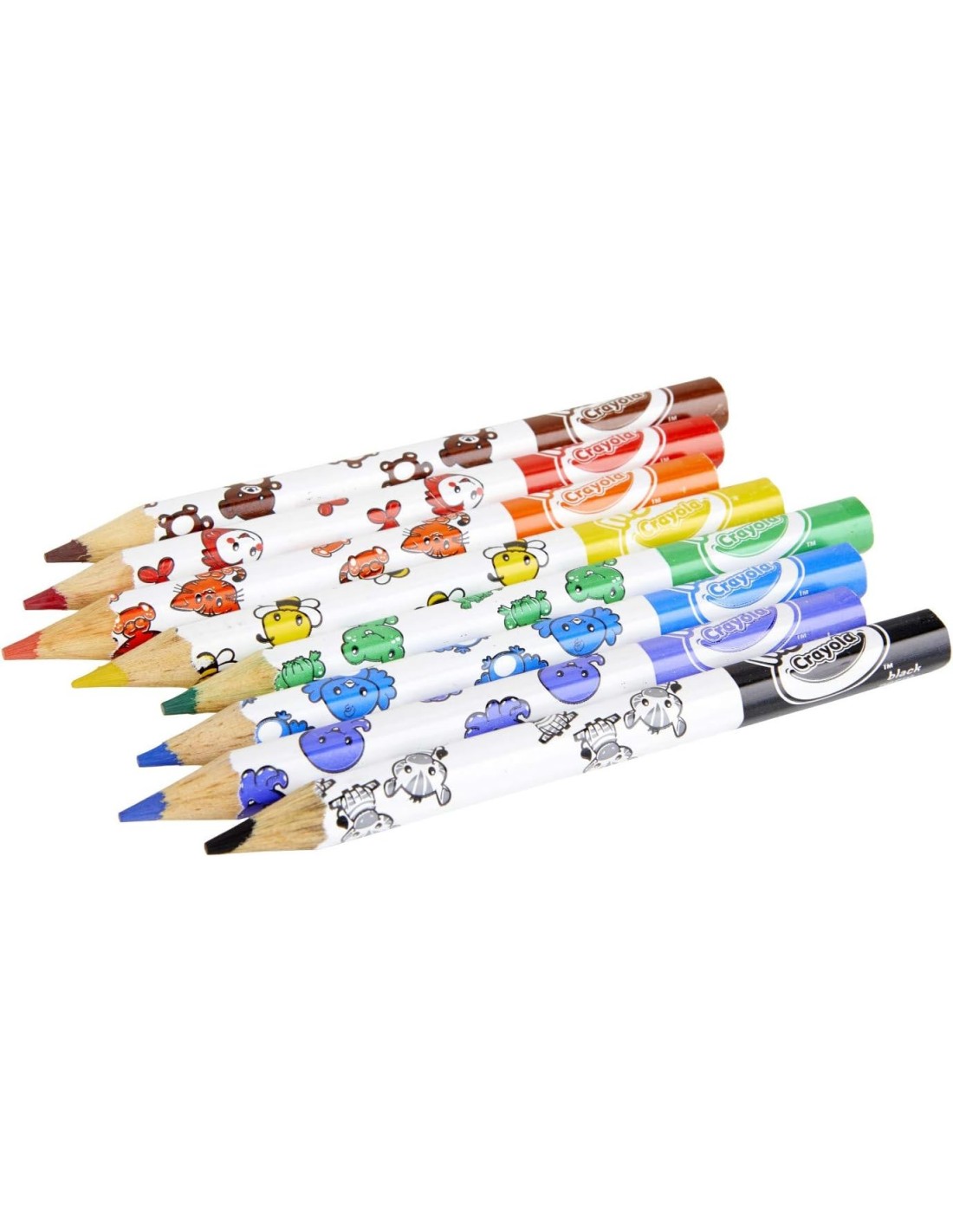 CRAYOLA 8 EASY GRIP JUMBO PENCILS