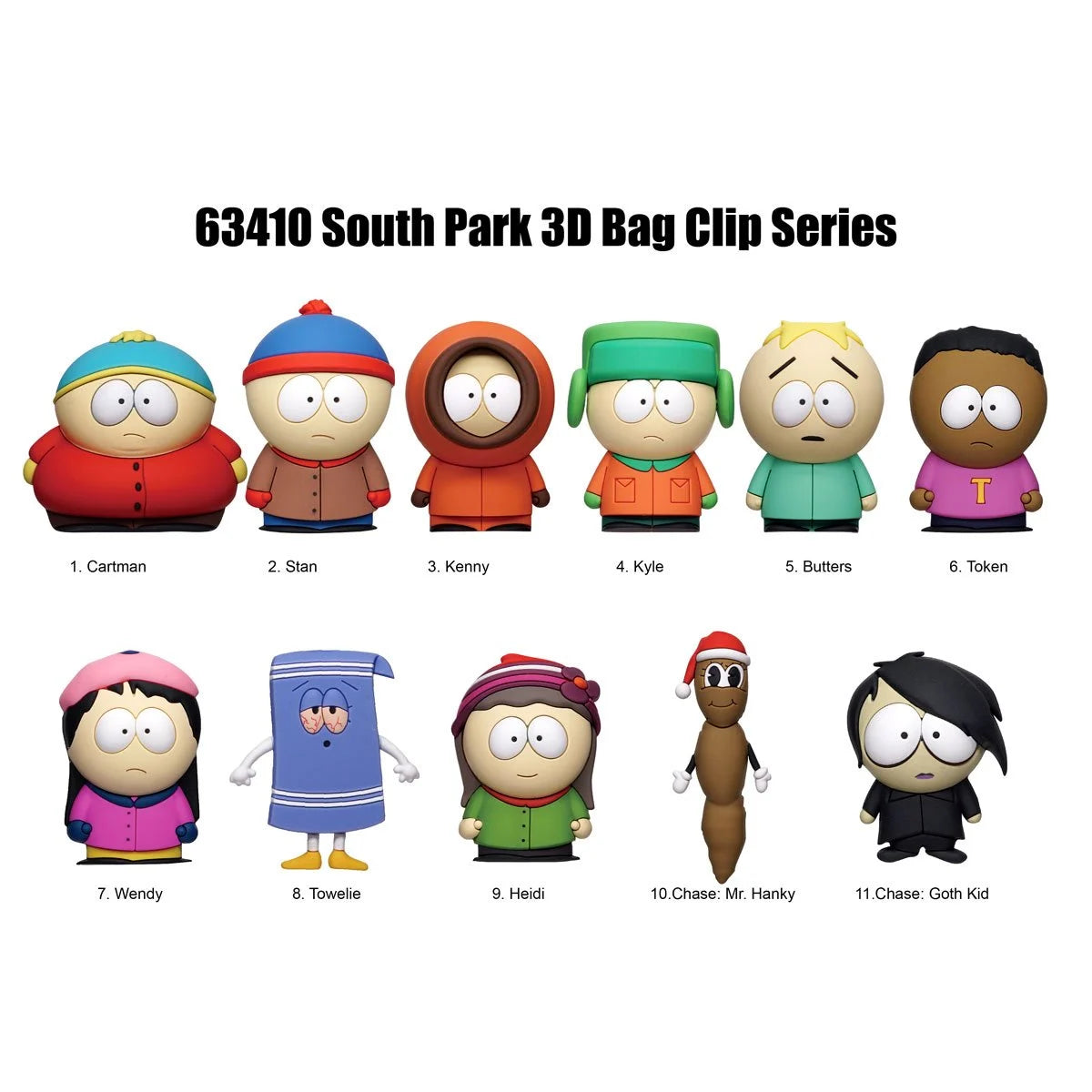 South Park 3D Foam Bag Clip