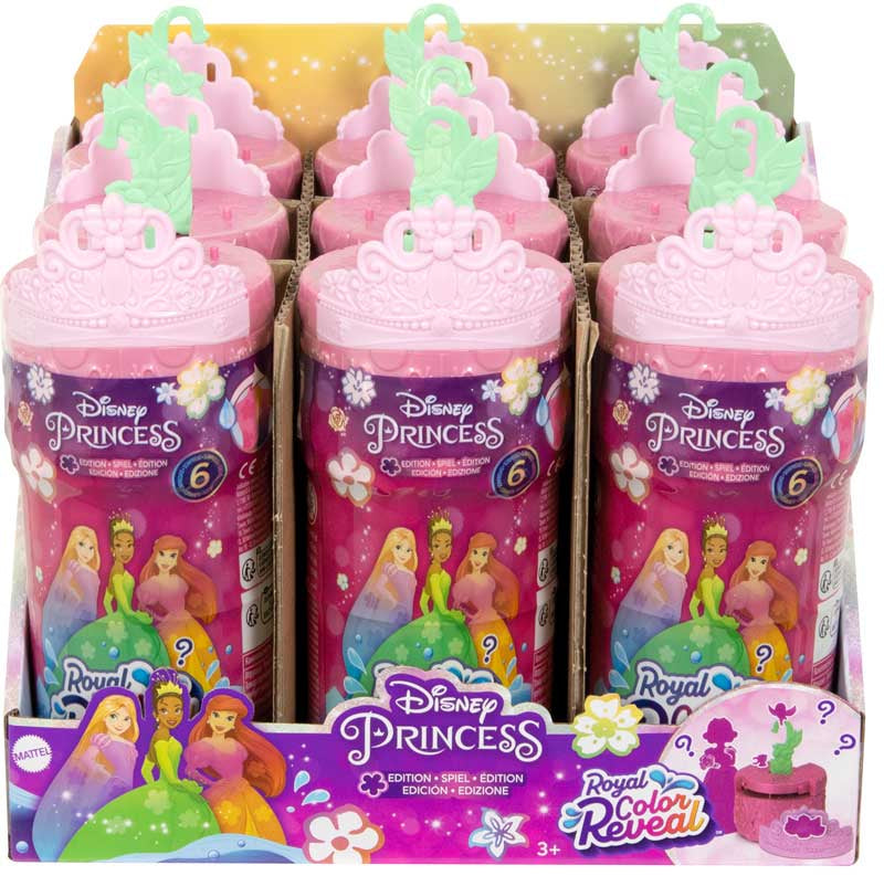 DISNEY PRINCESS COLOUR REVEAL ASSORTED Pack Size: 9