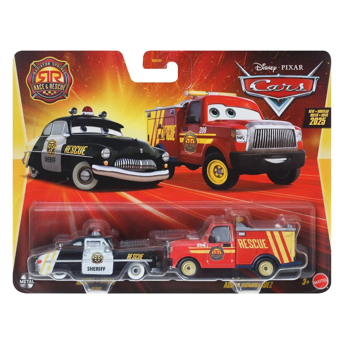 Cars Character Car Vehicle 2-Pack 2025 Mix 3 Case of 12