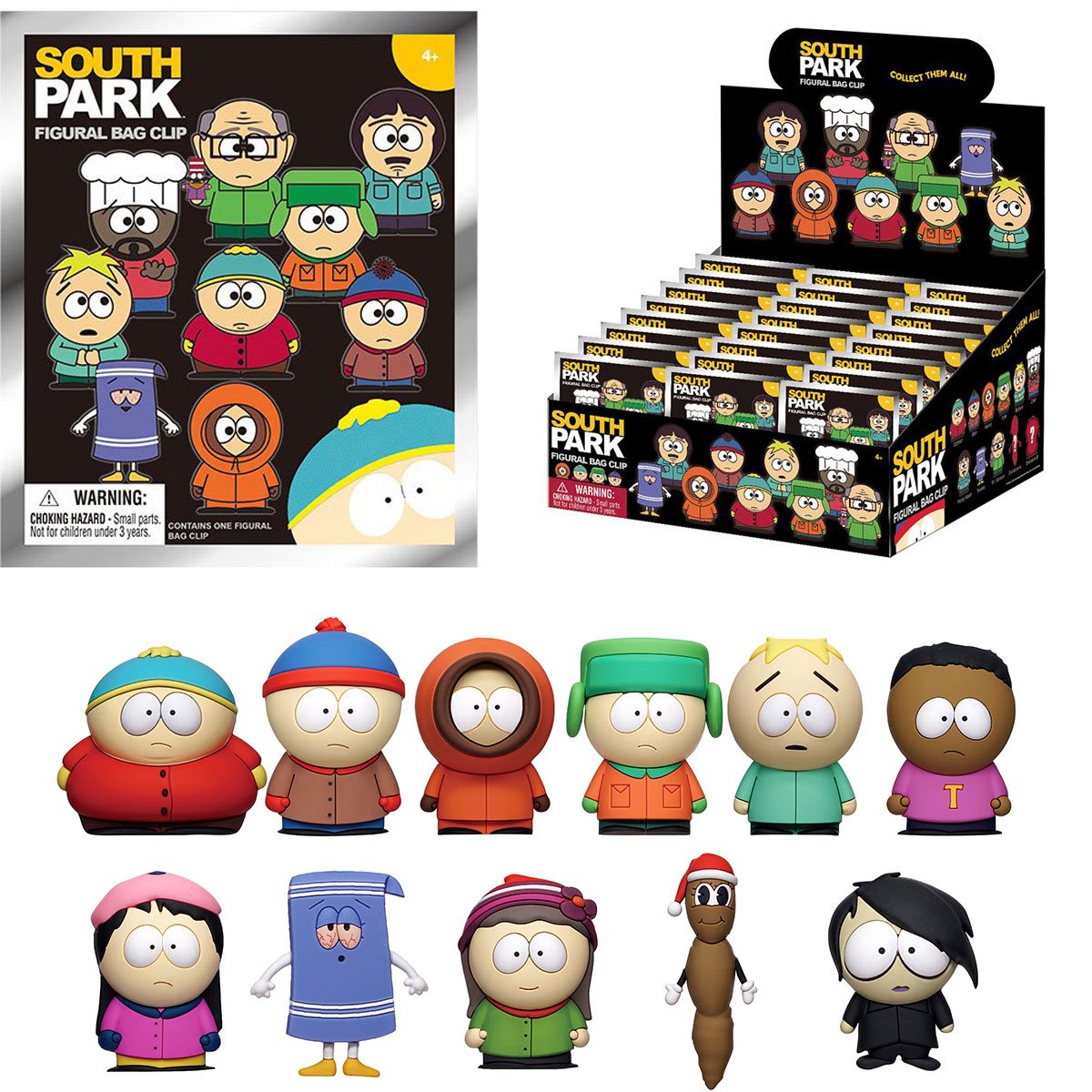 South Park 3D Foam Bag Clip