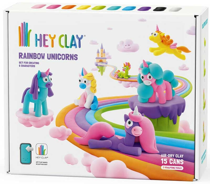 HEY CLAY UNICORNS SET