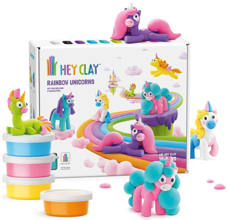 HEY CLAY UNICORNS SET