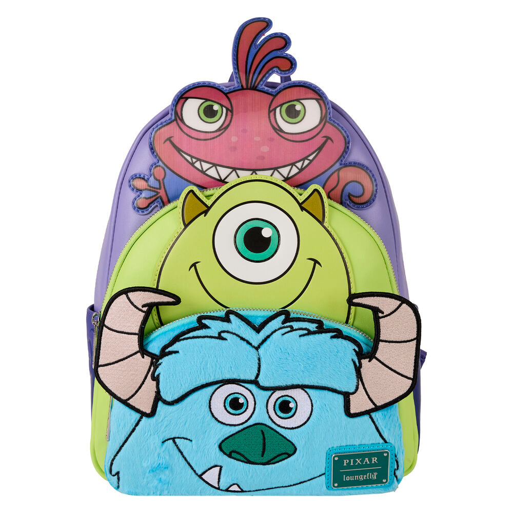 Loungefly Disney Pixar Monsters INC Mike Sully and Randall backpack