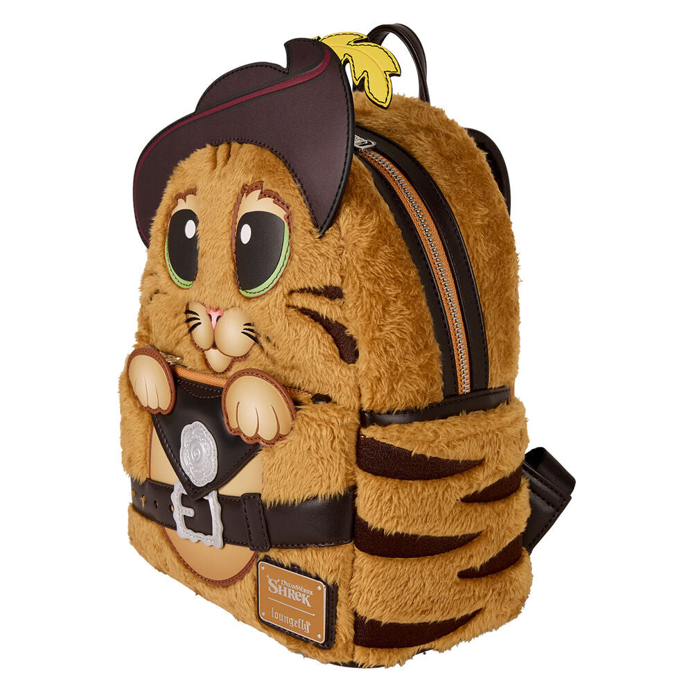 Loungefly Shrek Puss in Boots plush backpack