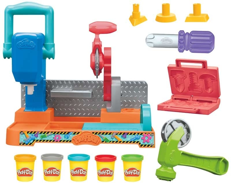 PLAY-DOH STAMP N SAW TOOL BENCH