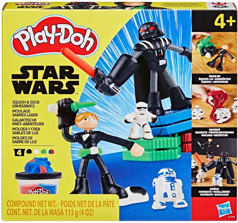 PLAY-DOH STAR WARS BUILD & SLICE SABER SET
