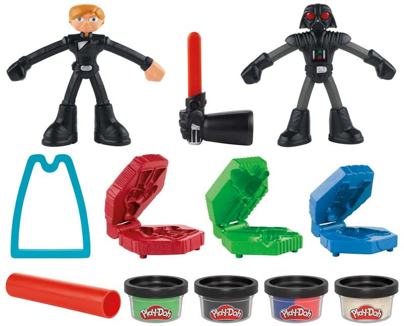 PLAY-DOH STAR WARS BUILD & SLICE SABER SET