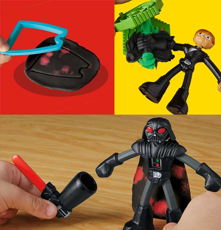 PLAY-DOH STAR WARS BUILD & SLICE SABER SET