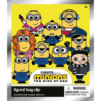 Minions 2 3D Foam Bag Clip