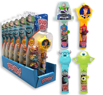 POP UPS BEST OF PIXAR BLISTER LOLLIPOP 36ct